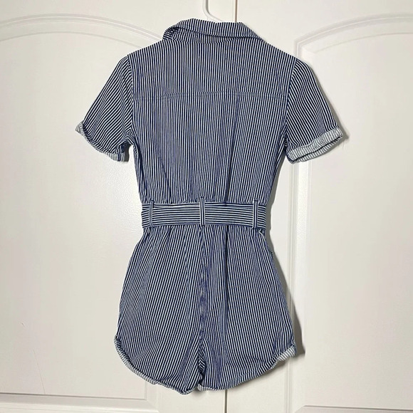 Urban Outfitters Cotton Button Down Self Tie Romper size XS - Picture 10 of 12